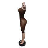 Yoga Sport Tight Seventh Jumpsuit MEM-88708