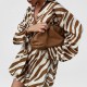 Print Shirt Shorts Loose 2 Piece Set GXBQ-29251