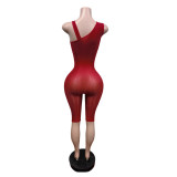 Yoga Sport Tight Seventh Jumpsuit MEM-88708