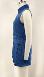 Fashion Sleeveless Deniim Romper GDAM-219000
