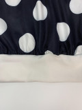 Plus Size Stars Polka Dots Sport Pants Suit GAWE-5872