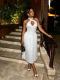 Halterneck Hollow Out Backless Maxi Dress GADE-9162