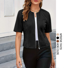 Short-Sleeve Casual Biker Jacket GSRX-912