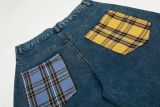 Plus Size Patchwork Embroidered Jeans GYLN-0874