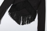 V Neck Off Shoulder Tops XEF-K6L10804A