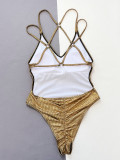 Sexy Solid Color One Piece Swimsuit CSYZ-D93R