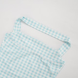 Plaid Print Halterneck Top Seventh Pants Suit GSZM-C26ST238