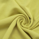 Solid Color Halterneck Tie Up Skirt Suit GSZM-D26ST246