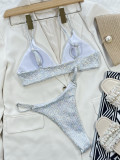 Sexy Solid Color 2 Piece Bikinis CSYZ-C192W