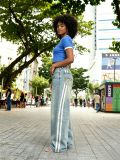 Plus Size Loose Patchwork Jeans GYLN-1617