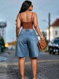 Fashion Washed Loose Denim Short SH-391569