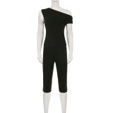 Slash Neck Casual Sport Jumpsuit GPKJ-MR49862