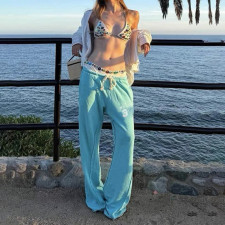 Letter Print Drawstring Sport Pants GPKJ-MR49453
