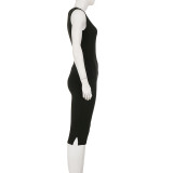 Slash Neck Casual Sport Jumpsuit GPKJ-MR49862