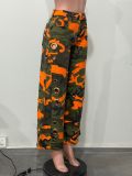 Camouflage Print Loose Jeans OD-8782