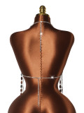 Multi-Layer Sparkling Diamond Chain Vest Chest Chain GZYY-B27232