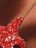 Starfish Sequin Rhinestone Chain Tank Top GZYY-B27442