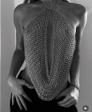 Metal Chain Deep-V Top GZYY-27192