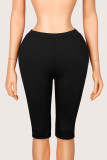 Solid Color Split Seventh Pants YWXS-K26L2692