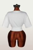 Solid Color V Neck Top YWXS-K26L2440