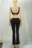 Sport Tank Top Two Piece Pants Set YWXS-XS-L45634