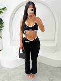 Sport Tank Top Two Piece Pants Set YWXS-XS-L45634
