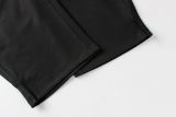 Solid Color Split Seventh Pants YWXS-K26L2692
