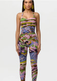 Print Sleeveless Jumpsuit GFCF-1510