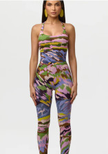 Print Sleeveless Jumpsuit GFCF-1510
