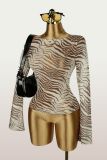 Long Sleeve See Through Tops GXIY-J25TP252