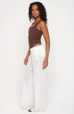 High-Waisted Drawstring Loose Lace Pants(With Panties) MZ-26010