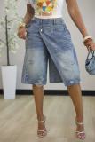 Fashion Denim Loose Shorts OD-8787
