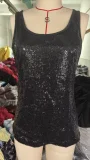 Loose Sequin Sleeveless Tops GKYS-3028