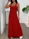 Solid Color One Shoulder Sling Dress Suit GQLK-6626