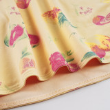 Vintage Fruit-Print Strapless Top GPKJ-MR48855