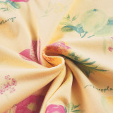 Vintage Fruit-Print Strapless Top GPKJ-MR48855
