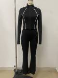 Long Sleeve Zipper Coat Sport Pans Suit LSD-2892