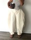Solid-Color Pleated Loose Lantern Pants LSD-2961