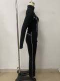 Long Sleeve Zipper Coat Sport Pans Suit LSD-2892