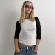 Contrast Color Long Sleeve T Shirt GSBW-Y26TP290