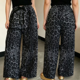 Retro Animal-Print Casual Pants BY-7768
