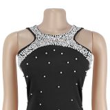 Beaded Sleeveless Maxi Dress BY-7776
