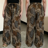 Retro Animal-Print Casual Pants BY-7768