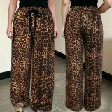 Retro Animal-Print Casual Pants BY-7768