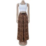 Retro Animal-Print Casual Pants BY-7768