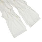 Solid Color Ruffles Two Piece Pants Set AIL-363