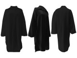 Plus Size Long Sleeve Solid Color Shirt Dress QYMF-3108