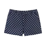 Polka Dot Print Long Sleeve Coat Two Piece Shorts Set GKYS-3110