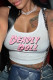 Summer Fashion Sexy Letter Print Tank Tops GXJL-25072801