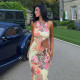 Print Sleeveless Maxi Dress GZJQ-K6D14440A